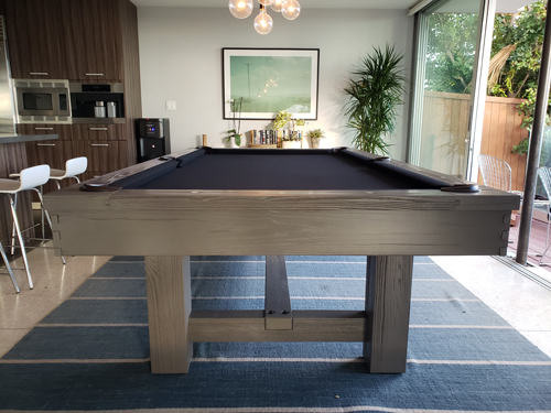 Reno Grey Pool Table - So Cal Pool Tables